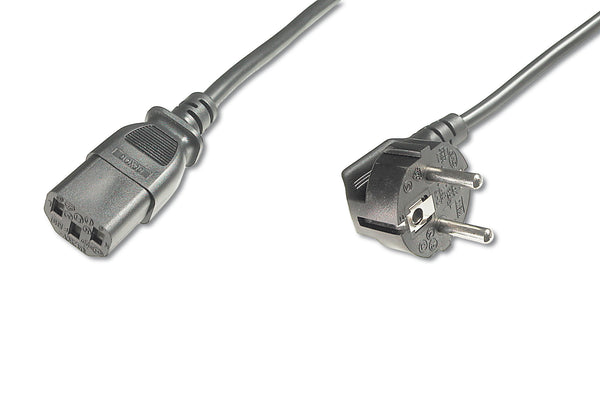 Digitus AK-440100-050-S el-ledning Sort 5 m CEE7/7 IEC C13