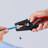 Knipex PreciStrip16 kabelstripper Sort, Rød