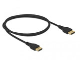 DeLOCK 85909 DisplayPort kabel 1 m Sort