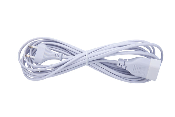 Prokord DPC-E5W el-ledning Hvid 5 m CEE7/16