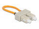 DeLOCK 86921 fiber adapter SC 1 stk Beige, Orange