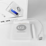 Axagon ADSA-1S drevkabinet HDD/SSD kabinet Hvid 2.5"
