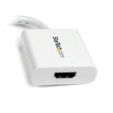 StarTech.com MDP2HDW videokabel adapter 0,12 m Mini-DisplayPort HDMI Hvid