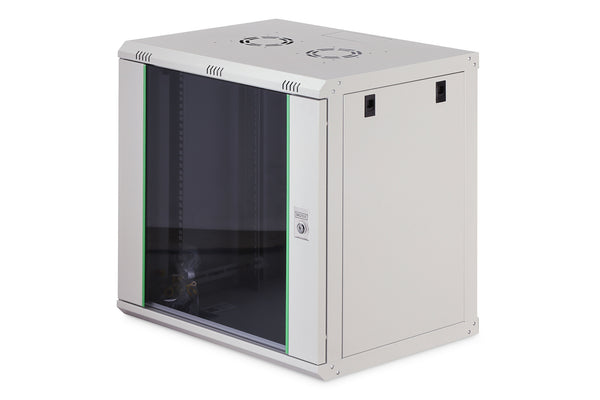 Digitus DN-19 12-U-EC stativ 12U Vægmonteret stativ Grå