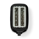 Nedis KABT150EBK brødrister 6 2 skive(r) 700 W Sort