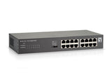 LevelOne GEU-1621 netværksswitch Gigabit Ethernet (10/100/1000) Grå
