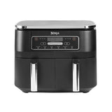 Ninja AF300 Dobbelt 7,6 L Enkeltstående 2470 W Varmluftsteger Sort