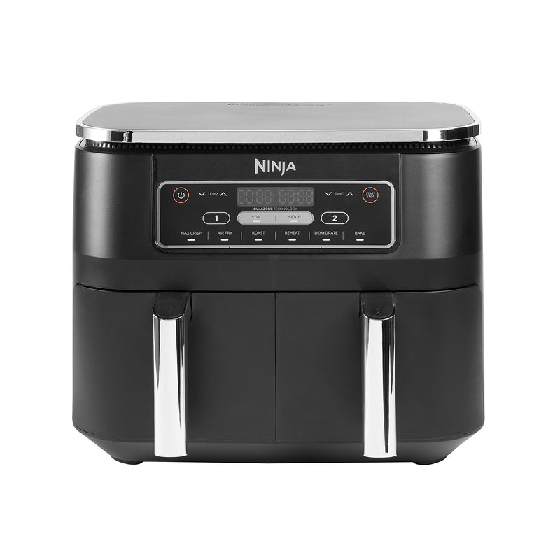 Ninja AF300 Dobbelt 7,6 L Enkeltstående 2470 W Varmluftsteger Sort