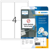 HERMA 10019 adresse- og postetiket Hvid