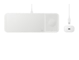 Samsung Wireless Charger Trio Headset, Smartphone, SmartWatch Hvid USB Trådløs opladning Hurtig opladning Indendørs