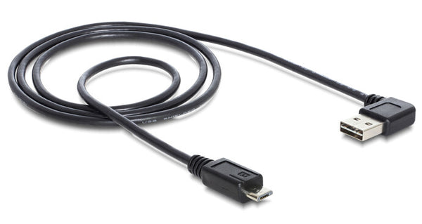 DeLOCK 3m USB 2.0 A - micro-B m/m USB-kabel USB A Micro-USB B Sort