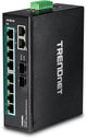 Trendnet TI-PG102 netværksswitch Ikke administreret Gigabit Ethernet (10/100/1000) Strøm over Ethernet (PoE) Sort