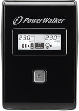 PowerWalker VI 650 LCD UPS-enhed 0,65 kVA 360 W 2 AC stikkontakt(er)