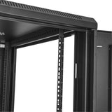StarTech.com RK2433BKM stativ 24U Fritstående reol Sort