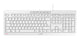 CHERRY STREAM tastatur Kontor USB QWERTZ Tysk Hvid
