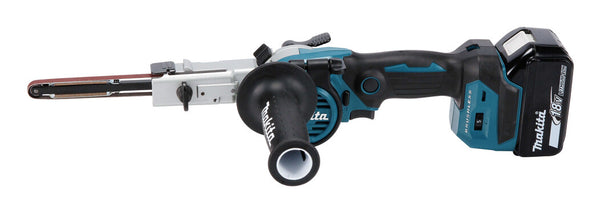 Makita DBS180Z transportabel slibemaskine Slibemus Sort, Blå