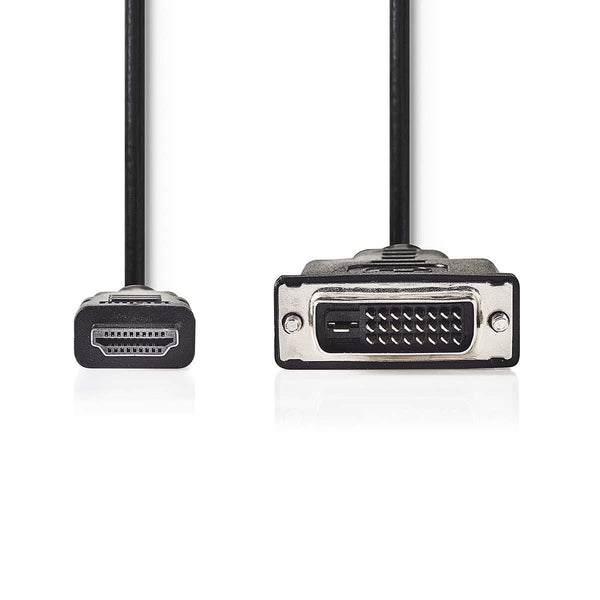 Nedis CCGB34800BK20 videokabel adapter 2 m HDMI Type A (Standard) DVI-D Sort