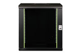 Digitus DN-19 12-U-SW stativ 12U Vægmonteret stativ Sort