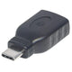 Manhattan 354646 kabel kønsskifter USB C USB A Sort