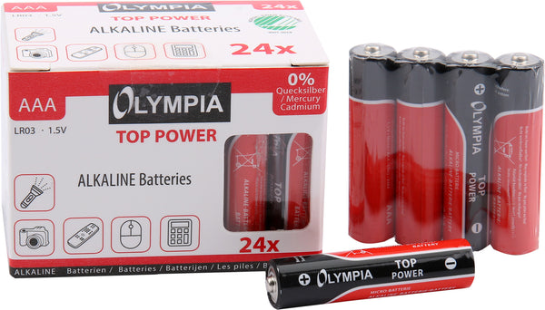 Olympia 40180 husholdningsbatteri AAA Alkaline