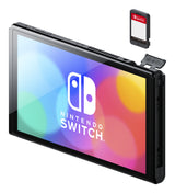 Nintendo Switch OLED bærbar spilkonsol 17,8 cm (7") 64 GB Berøringsskærm Wi-Fi Blå, Rød
