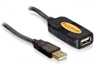 DeLOCK 82446 USB-kabel USB 2.0 10 m USB A 0,48 Gbit/sek. Sort