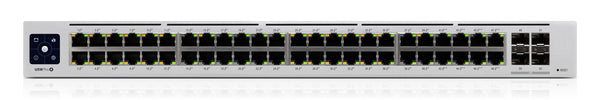 Ubiquiti UniFi Pro 48-Port PoE Administreret L2/L3 Gigabit Ethernet (10/100/1000) Strøm over Ethernet (PoE) 1U Sølv