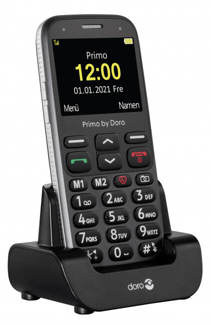 Doro Primo 368 5,84 cm (2.3") 92 g Sort, Grafit Senior telefon