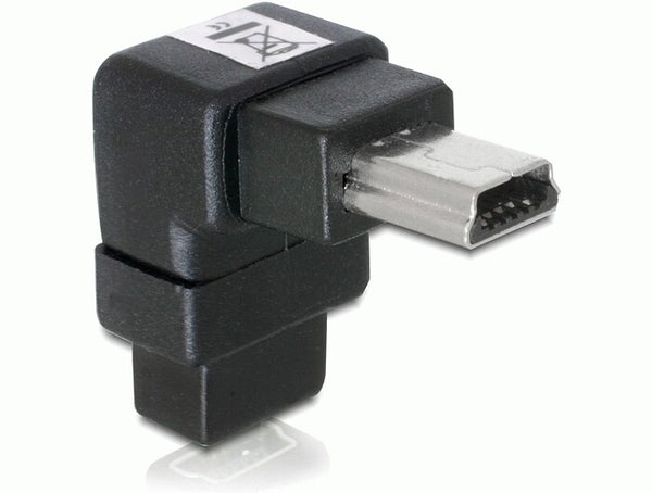 DeLOCK Adapter USB-B mini USB-B mini 5-pin Sort