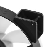 Fractal Design Prisma AL-18 PWM Computerkabinet Ventilator 18 cm Sort, Hvid 1 stk