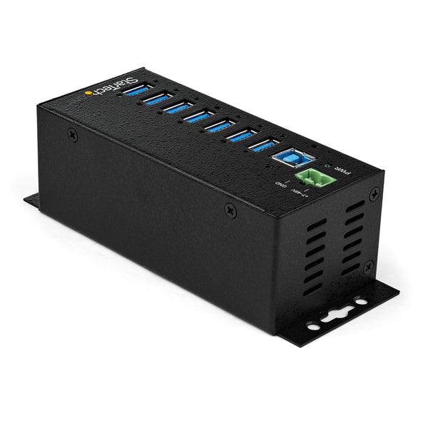 StarTech.com HB30A7AME interface hub USB 3.2 Gen 1 (3.1 Gen 1) Type-B 5000 Mbit/s Sort