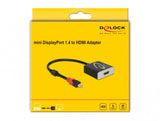 DeLOCK 65302 videokabel adapter 0,2 m Mini DisplayPort HDMI Grå