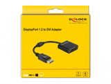DeLOCK 61023 videokabel adapter 0,15 m DisplayPort DVI Sort