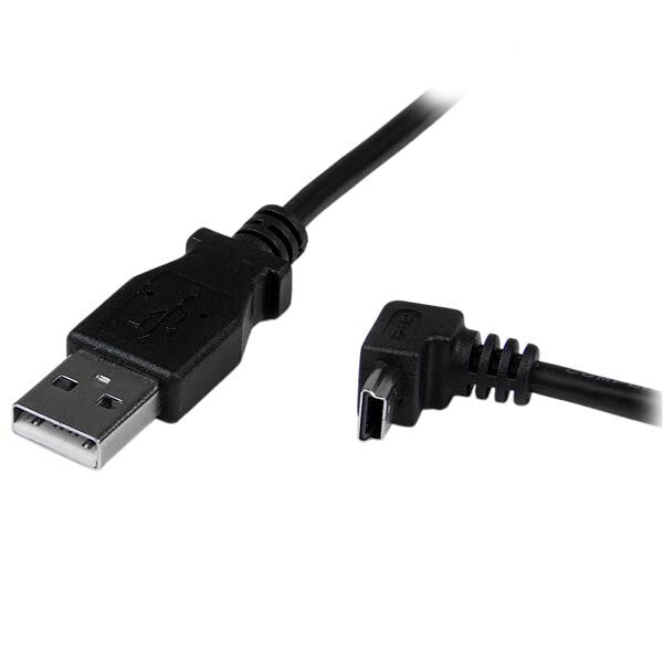 StarTech.com USBAMB2MD USB-kabel USB 2.0 2 m USB A Mini-USB B 0,48 Gbit/sek. Sort
