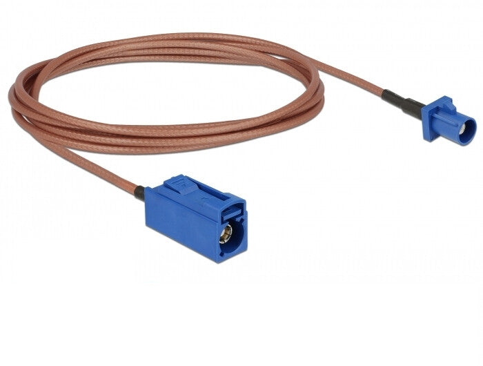 DeLOCK 89669 koaxial kabel RG-316 1,8 m FAKRA C Blå, Brun