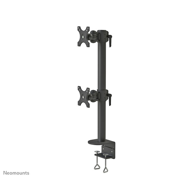 Neomounts FPMA-D960DVBLACKPLUS skærmbeslag og -stativer 124,5 cm (49") Skrivebord Sort