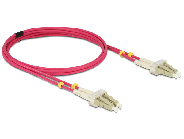 DeLOCK LC - LC, 2m InfiniBand og fiberoptisk kabel Violet