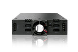 Icy Dock MB996SK-6SB drive bay panel Sort