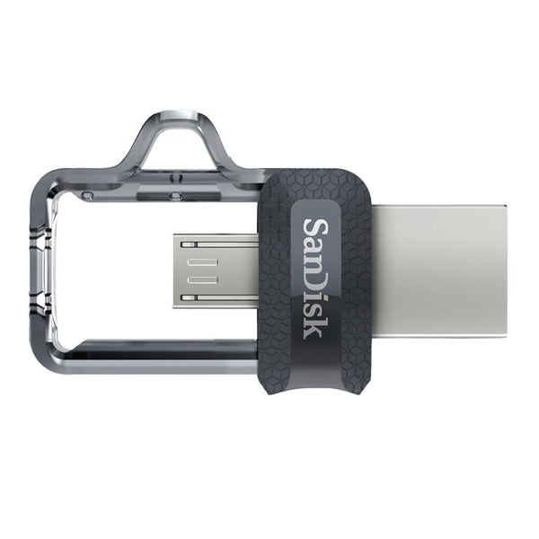 SanDisk 173384 USB-nøgle 32 GB USB Type-A / Micro-USB Sort, Transparent