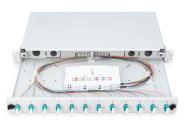 Digitus DN-96331/3 fiber adapter LC 1 stk Grå
