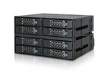 Icy Dock MB508SP-B drive bay panel 2x 5,25" Bærerpanel Sort