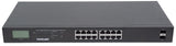 Intellinet 561259 netværksswitch Ikke administreret Gigabit Ethernet (10/100/1000) Strøm over Ethernet (PoE) Sort