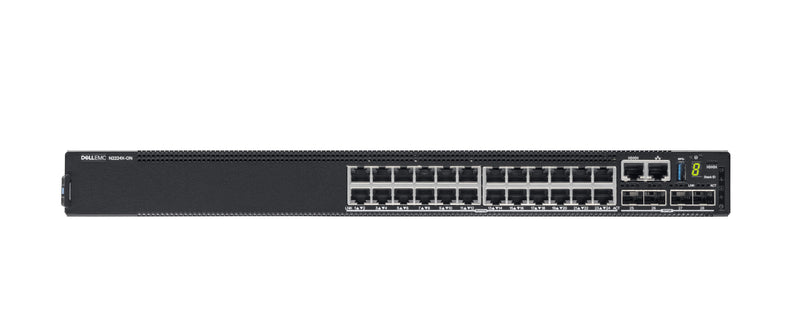 DELL N2224X-ON Administreret L3 2.5G Ethernet (100/1000/2500) 1U Sort