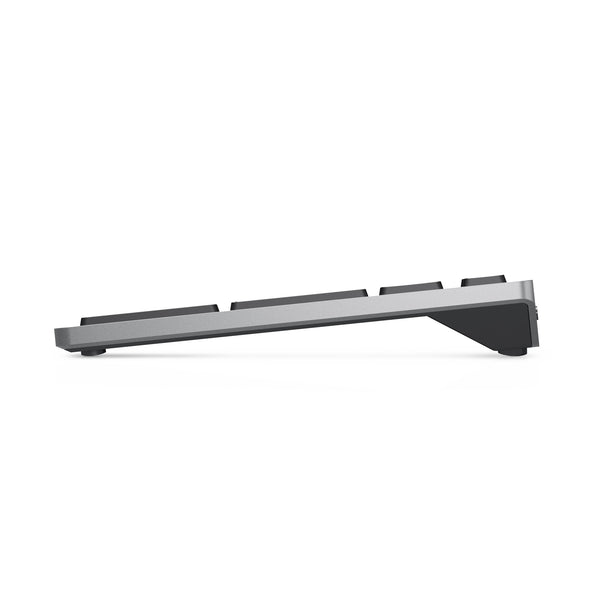 DELL KM7321W tastatur Mus inkluderet Kontor RF trådløs + Bluetooth AZERTY Belgisk Grå, Titanium