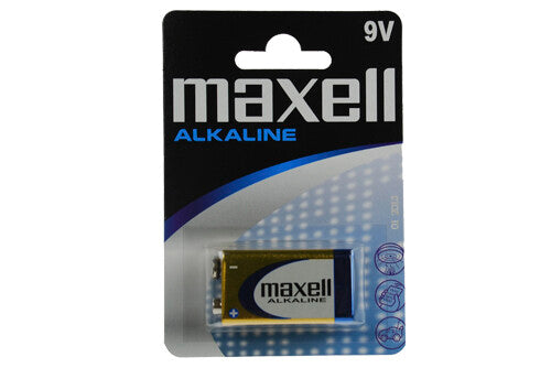 Maxell Battery 6LR61 22 Blister Engangsbatteri Alkaline