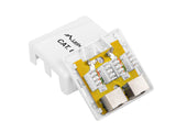 Lanberg OS6-0002-W kabel kønsskifter 2 x RJ-45 Hvid