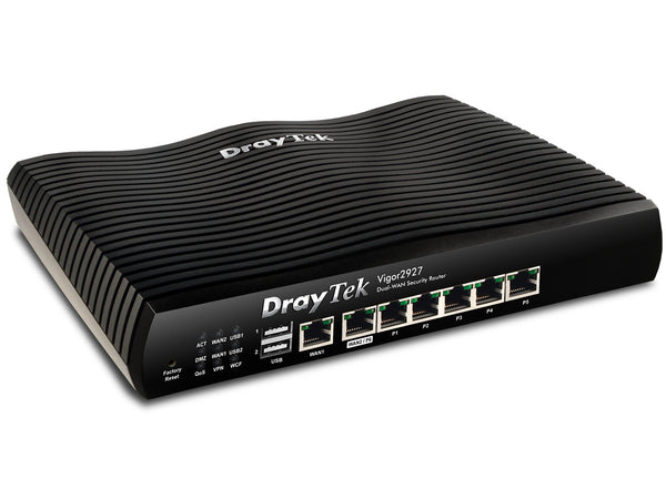 DrayTek Vigor2927 kabelforbundet router Gigabit Ethernet Sort