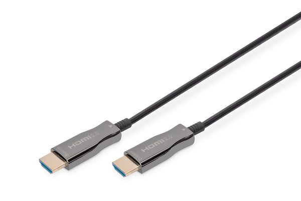 Digitus AK-330125-150-S HDMI-kabel 15 m HDMI Type A (Standard) Sort