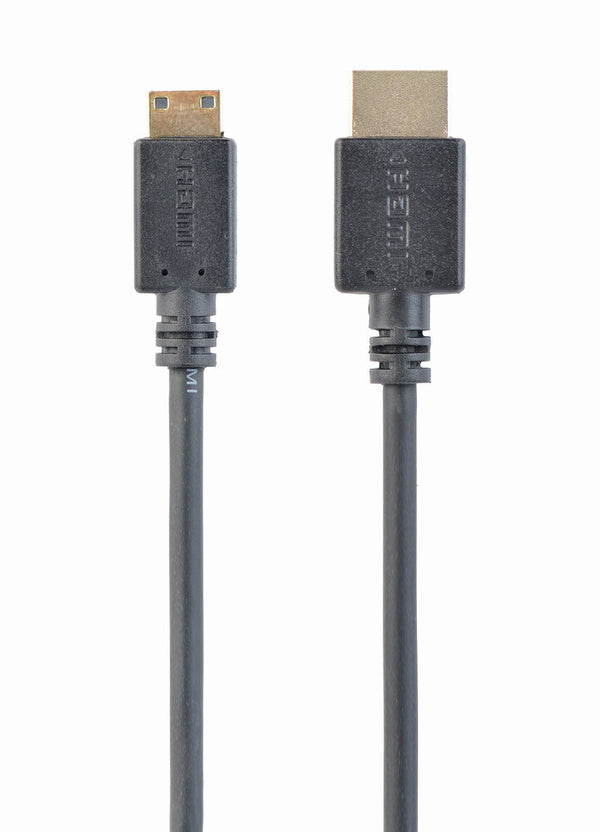 Gembird HDMI - mini HDMI, 3m HDMI-kabel HDMI Type A (Standard) HDMI Type C (Mini) Sort