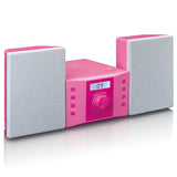 Lenco MC-013PK bærbar stereosystem Digital 4 W FM Lyserød MP3-afspilning